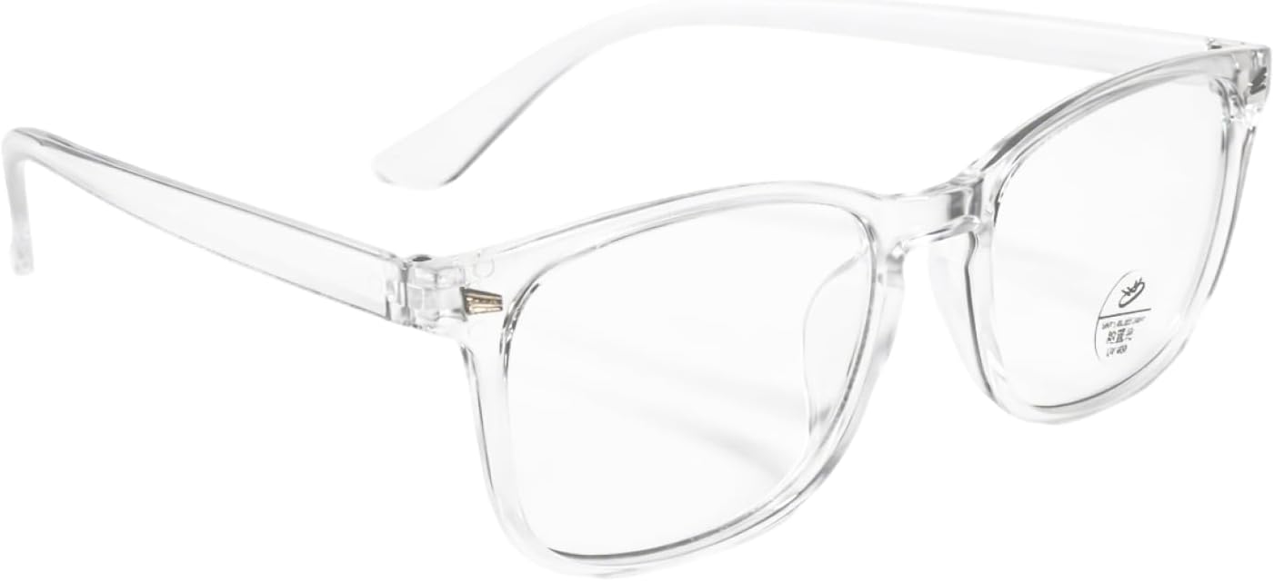 Gafas Filtro Luz Azul Gafas de Ordenador Gaming, Súper Ligeras Gafas Luz Azul PC con Bloqueo UV Azul, Reducción de la Fatiga Ocular, Lentes HD para Móvil Televisor, Moda para Mujer Hombre