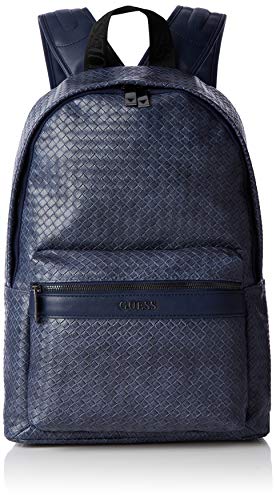 Preisvergleich Produktbild Guess Herren New Milano Backpack Rucksack, Blau (Blue), 31x42x12 centimeters