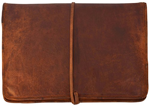 Laptoptasche Gusti Leder  Clay  Notebook-Tasche Aktentasche Ledertasche B  ro Unitasche Collegetasche Vintage Notebook-H  lle Damen Herren Braun L10b