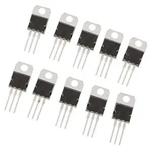 Street27 10 Pieces L7805CV/L7805/LM7805 Voltage Regulator, Voltage Stabilizer IC Component