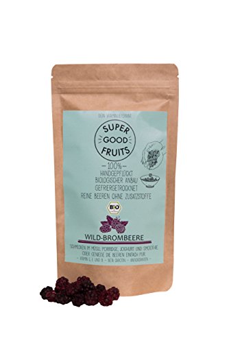 Preisvergleich Produktbild Bio Wild-Brombeeren gefriergetrocknet