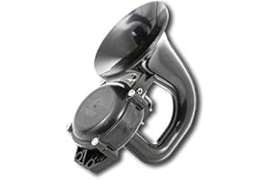 ARDILLION Clacson ad aria da 12 V e 24 V, 130 dB, trombetta per camion, furgoni, autobus, 4x4, camper, roulotte, rimorchi, trattori, per progetti di decorazione auto personalizzati, uso universale