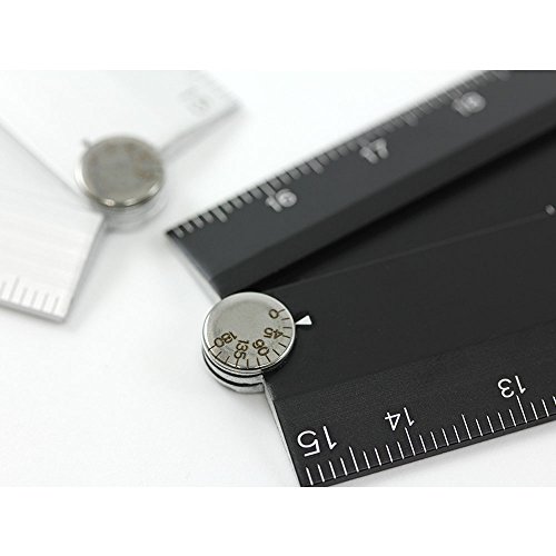Midori Aluminium Lineal – schwarz - 5