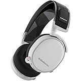 SteelSeries Arctis 7, Gaming Headset, Wireless, DTS 7.1 Surround for PC, (PC / Mac / Playstation / Mobile / VR) - White