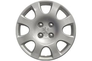 RIXTO Juego de 4 tapacubos adaptables – para Peugeot Partner/Ranch – Diámetro de 15 Pulgadas – No Originales