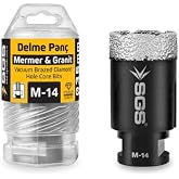 SGS Mermer ve Granit Delme Pan&ccedil;, M14, 65 mm, Vakum Kaynaklı Elmas Delik A&ccedil;ma Ucu, SGS2747