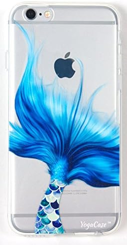 InTrends IPhone SE Case, Silicone Back Protective Cover (Mermaid Tale)