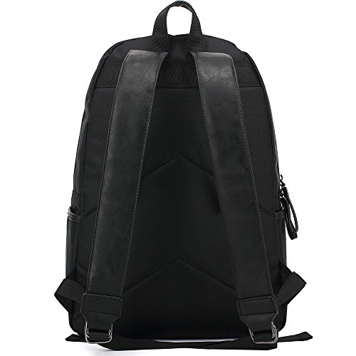 Zumit Rucksack Uni Damen Herren Schulrucksack Schultasche M  dchen Jungen Reisen Outdoor Daypacks Studenten Laptop Backpack 15 6 Zoll Schwarz