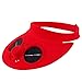 Produktbild CLOOM Cap Damen Herren Mit Fan Baseball Hat Lüfter Cap kinder Portable Sommer Kühler Solar-Ventilator Taschenclip Solar Hut Sportfaecherkappe Clip-On Fans Cap Solar Fan Outdoor Reisen Angeln (B)