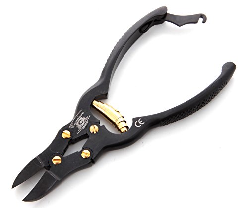 PROFESSIONAL BLACK CLIPPERS CANTILEVER 16cm CURVED BLADE FOR THICK TOENAILS. EUROPEAN J2 HIGH GRADE SOLID STAINLESS STEEL