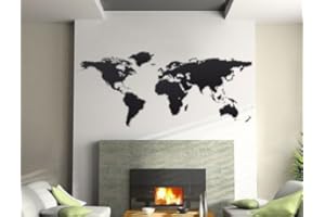 Adesivo decorativo da parete, motivo: Planisfero (MEDIUM 100 CM. X 50 CM.) Adesivo4You
