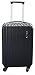 Bello Polycarbonate 55cms Black Cabin Luggage Bag with Retractable Puller Handle & 360 Degree Rotating RS.2750.00