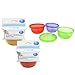 3 Baby Food Weaning Containers Storage with Lids Microwave Dishwasher Freezer Safe BPA Free