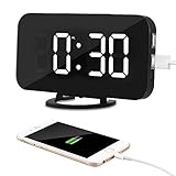 ▶【FUNCIÓN DE ALARMA】: se puede configurar alarmas diferentes, diseñado para personas adormecidas, no se preocupe por quedarse dormido después de apagar la alarma.