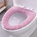 Produktbild HXZ Toilettenseat Kissen Household Waschbares Bad Thickening Stretching Soft Warm Toilettenkissen Vier Farben (Pulver Blau Green Beige),Pink