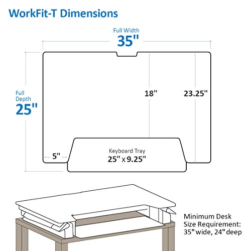 Ergotron WorkFit-T Weiß Computertisch, 33-397-062 - 5