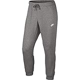 Deportes Nike Sportware Fleece Club Pantalón, Hombre, Gris (Dark Grey Heather/White), L