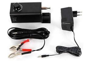 MINUS ONE 15W Grillmotor BBQ Grillspieß Drehspieß Rotisserie Getriebemotor für Grillspieß, Rotisserie, DC 3-12V mit Adapter