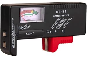 Celabie BT-168 AA/AAA/C/D/9V/1.5V Pile Bouton Universelle Compteur à Code Couleur Indique Volt Testeur Vérificateur BT168