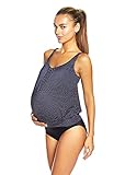 Attraktiver Schwangerschaft-Tankini im individualen Look von Octopus. Umstands-Tankini (1005-f2926) - 2