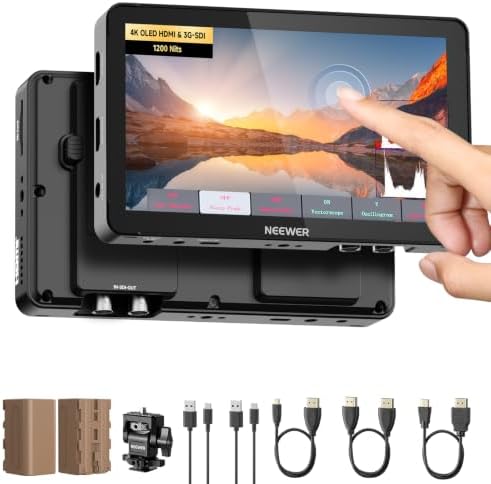 NEEWER F700U 7" Monitor Campo Fotocamera, 1200nits 1920x1080 Touchscreen
