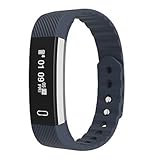 Lemumu Kompatibel mit IOS für Android Ultra Slim-IPS-Bildschirm für Schritt Herzfrequenz schlafen Überwachung Bluetooth Smart Watch