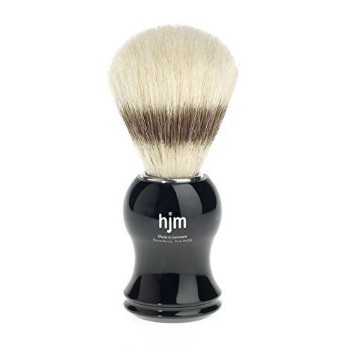 hjm - MÜHLE shaving brush, pure bristle, handle material plastic black