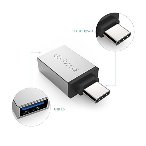dodocool USB C Adapter auf USB 3.0 für Type C Geräte inklusive dem neuen MacBook, Google Chromebook Pixel Nokia N1 Tablet usw. - 4