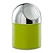 Produktbild Zeller 27204 Tischabfalleimer, Edelstahl / Metall verchromt, grün