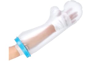 ‎YOSOO HEALTH GEAR Yosoo Health Gear Wasserdichte Gipsabdeckung für Badewanne und Dusche, Abdeckung zum Schutz von Gipsverbänden. (Armschutz)