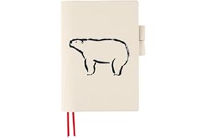 ‎HOBONICHI Hobonichi Techo Cousin Cover [A5 Cover Only] Izumi Shiokawa: Polar Bear - Relax