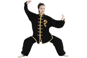 YELLCN Kampfkunst-Uniform Kung Fu Anzüge Langarm Tai Chi Kleidung Taiji