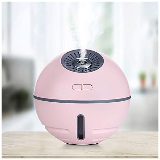 SHOPPOSTREET Space Ball Portable USB Humidifier Multifunction LED Lights, Mobile Power Air Purifier Freshener with fan and light for Car and Office - Image 3