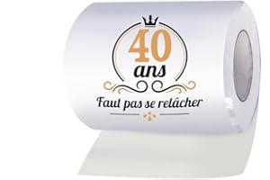 Papier WC humoristique 40 ans - 40aine