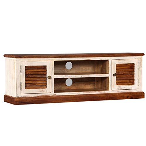 vidaXL TV Schrank Sheesham Holz Palisander Mangoholz Lowboard Fernsehschrank