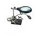 Produktbild Magnifier, 2,5 X 7,5 X 10X LED-Light-Schreibtisch Lampe Zusatz Halterung Typ Desktop-Lupe Helfen Hand Reparatur Klemme