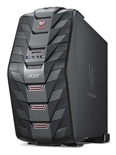 Acer Predator G3 (G3-710) Desktop-PC (Intel Core i5-7400, 8 RAM, NVIDIA GeForce GTX 1060 3GB, 2.000 GB HDD + 256 GB SSD, DVD SM, Win 10 Home) schwarz - 3
