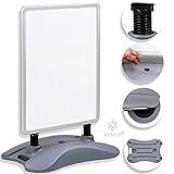 elektronische werbetafeln kaufen TRANSPORTIERBAR: Integrierte Rollen erleichtern den Transport