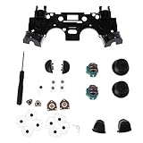 ♥ Cantidad: Botón disparador 1 Pc x L2, Botón disparador 1 Pc x R2, Botón disparador 1 Pc x L1, Gatillo botón 1 Pc x R1, 2 piezas x Resortes, 2 piezas x Barra de control, 1 pieza x Conjunto de goma conductora, 1 unidad x Destornillador, 2 piezas x Joystick analógico, 1 unidad x soporte interior