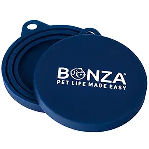 Bonza Pet Food Can Covers, Set of 2 Universal Silicone Can Covers for Pet Food Cans, Food Safe Bpa Free, Dishwasher Safe. One Dog Food Can Lid Fits All Standard Can Sizes