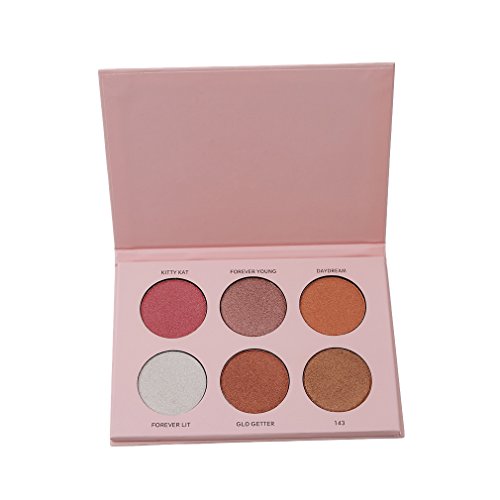 Stayeal 6 Farben Lidschatten Palette Gläzende Palette Kosmetik Palette