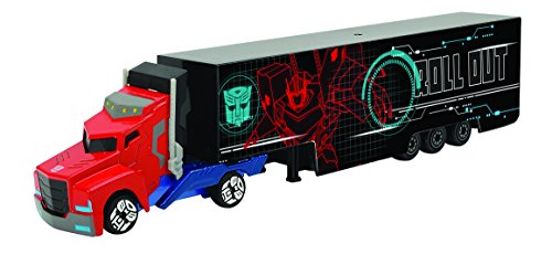 Smoby 203113006 Transformers Die Cast Optimus Prime Truck and Trailer Toy