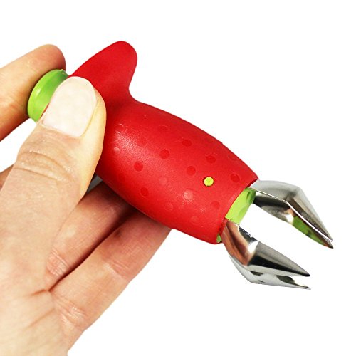 COM-FOUR® 2x Erdbeer- und Tomaten-Strunkentferner - 2