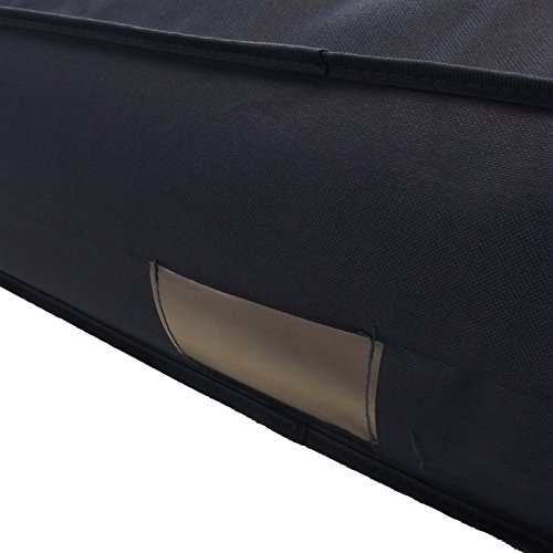 Neusu Heavy-Duty, Belastbare Extragroße Unterbett-Aufbewahrungstasche – XL-Größe (96 x 78 x 18 cm) – Starkes 600D Polyestermaterial Mit 4 Verstärkten Steggriffen – Für Bettwäsche, Kleidung, Kissen, Usw. Oder Mehrere Daunendecken – Alternativ Zur Wäschetruhe (Blau) - 9