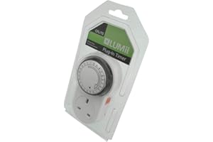 Lumii 11600 24Hr Manual Timer - White/Black