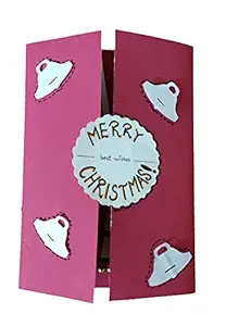 Paper & Magic Handmade Christmas Card with Bells