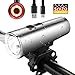 Produktbild Nestling LED Fahrradlicht Set, StVZO Zugelassen 600 Lumen USB Wiederaufladbare LED Fahrradbeleuchtung set,IPX5 Wasserdicht LED Frontlicht und Rücklicht,2600mAh Samsung Li-ion Licht für Fahrrad