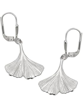 Brisur, Ginkgo-Blatt, Silber 925