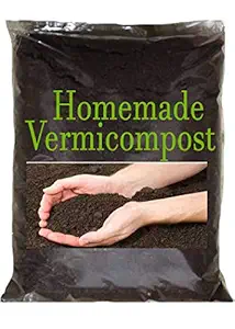 PRMAAN 100% Pure Vermicompost Homemade Organic Compost for Home Garden Plants 1 kg