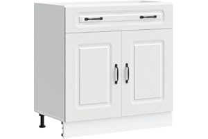 vidaXL Mueble bajo de Cocina Kalmar Madera de ingeniería Blanca